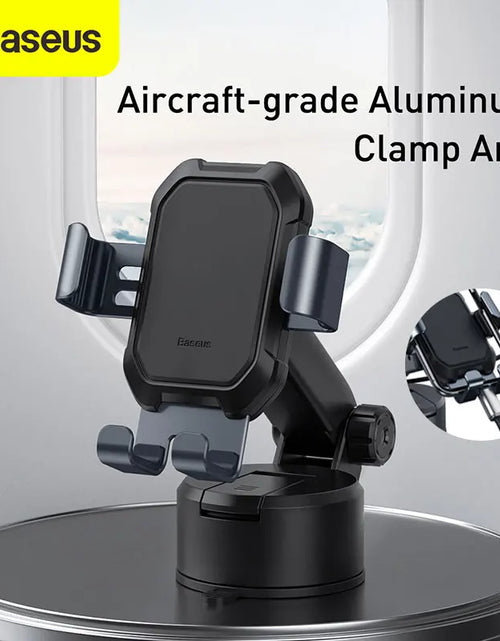 Load image into Gallery viewer, Baseus Gravity Car Phone Holder Suction Cup Adjustable  Holder Stand in Car GPS Mount for Iphone 13 12 Pro Xiaomi POCO
