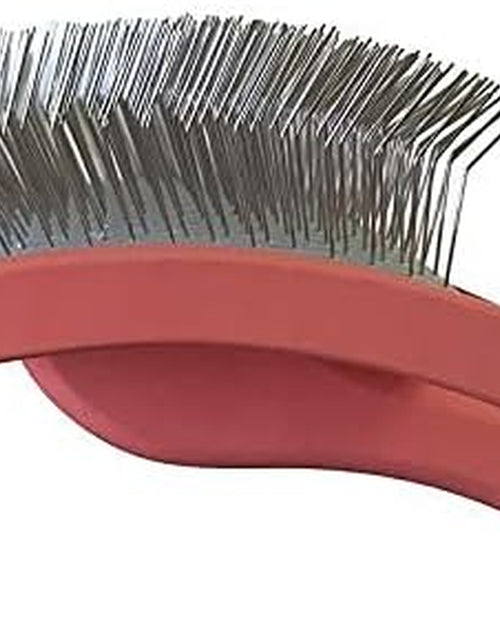 Load image into Gallery viewer, Big G Dog Slicker Brush for Dogs (Goldendoodles, Labradoodles, Poodles), Groom like a Professional, Fluff Detangle Style, Saves Time Energy, Coral, Large
