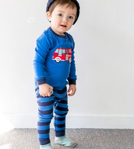 Toddler Kids Boys Girls 100% Cotton Jaws Truck Dino Snug Fit Sleepwear Pajama Pjs Set