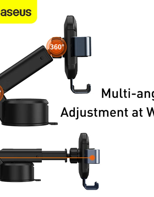 Load image into Gallery viewer, Baseus Gravity Car Phone Holder Suction Cup Adjustable  Holder Stand in Car GPS Mount for Iphone 13 12 Pro Xiaomi POCO
