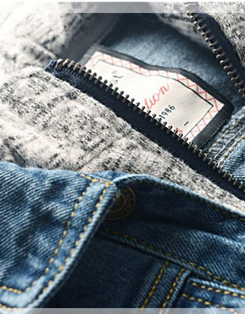 Load image into Gallery viewer, Boys' Basic Denim Trucker Jackets Children Fall Hoodies Trendy Jeans Coats
